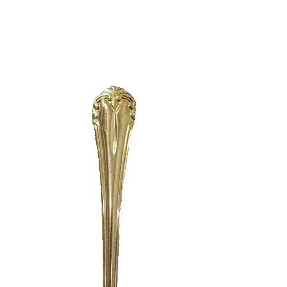 Hampton Silversmiths Gold Electroplate Elegant Scroll Deco Teaspoon Replacement